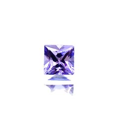 ◇プリンセスカット◇タンザナイト(宝石名タンザナイト)タンザニア産 0.70ct 識別済[250330002]4.9x4.8mm前後