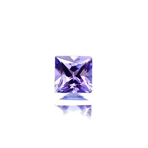 ◇プリンセスカット◇タンザナイト(宝石名タンザナイト)タンザニア産 0.70ct 識別済[250330002]4.9x4.8mm前後