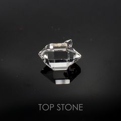 ハーキマーダイヤモンド(宝石名クォーツ) アメリカ・ニューヨーク州産 原石・結晶 1.99ct 識別済[20127561]9.8×7mm前後