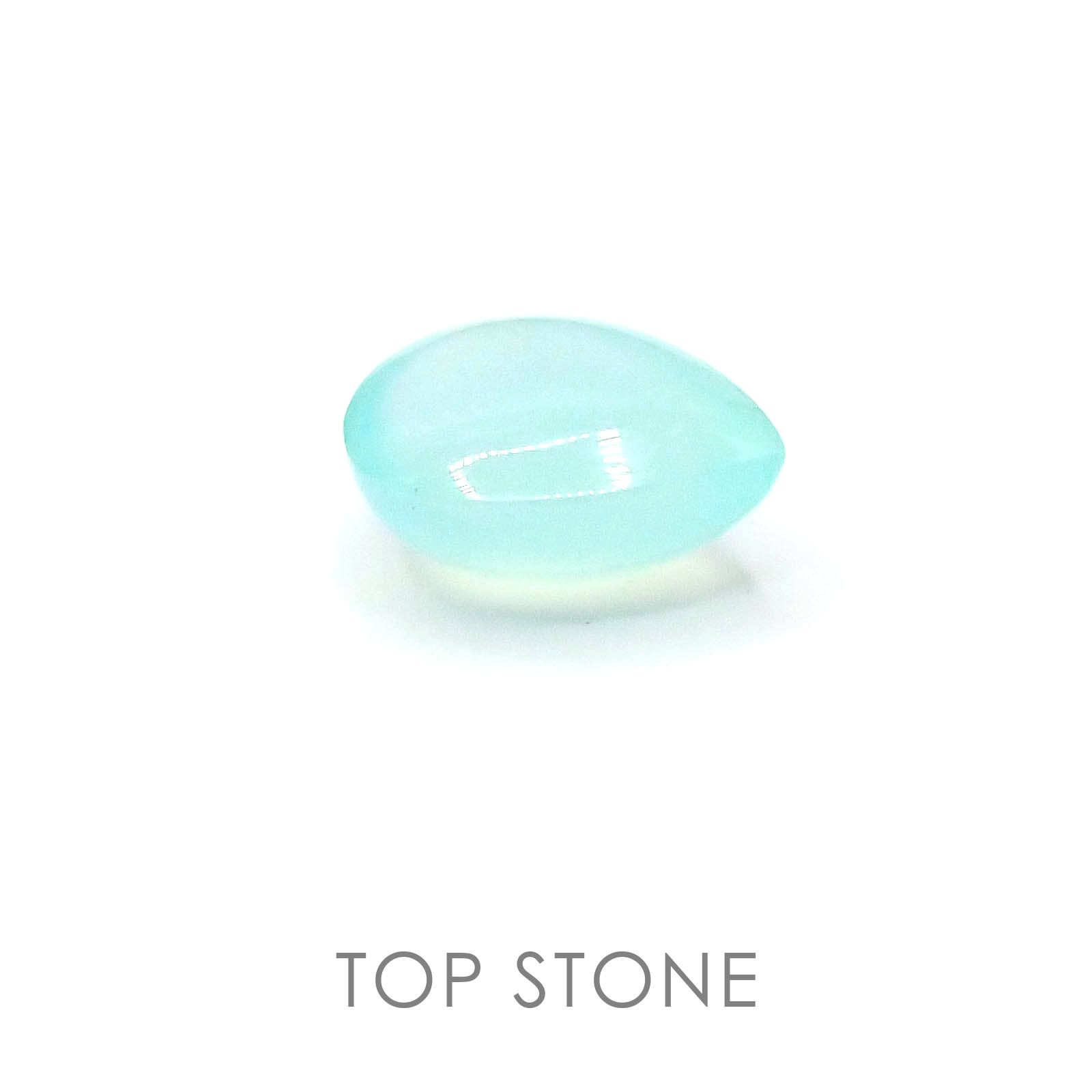 ブルーオパール ペルー産 ルース 0.95ct[20084719]7.9×6mm前後