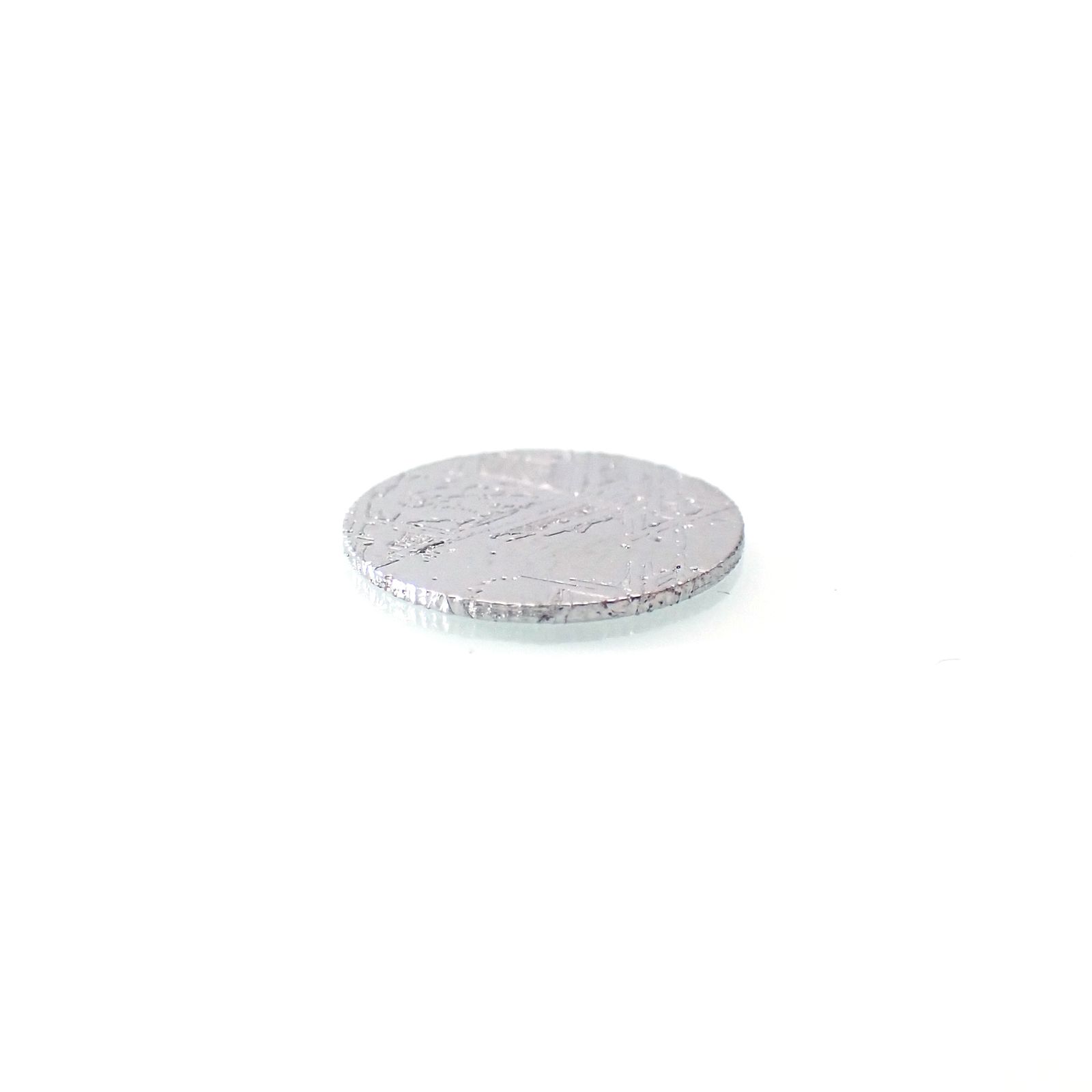 <ランダムセレクト1個販売>アルタイ隕石 ラウンド 発見地:中国 約1.70ct[240125731]10x10mm前後