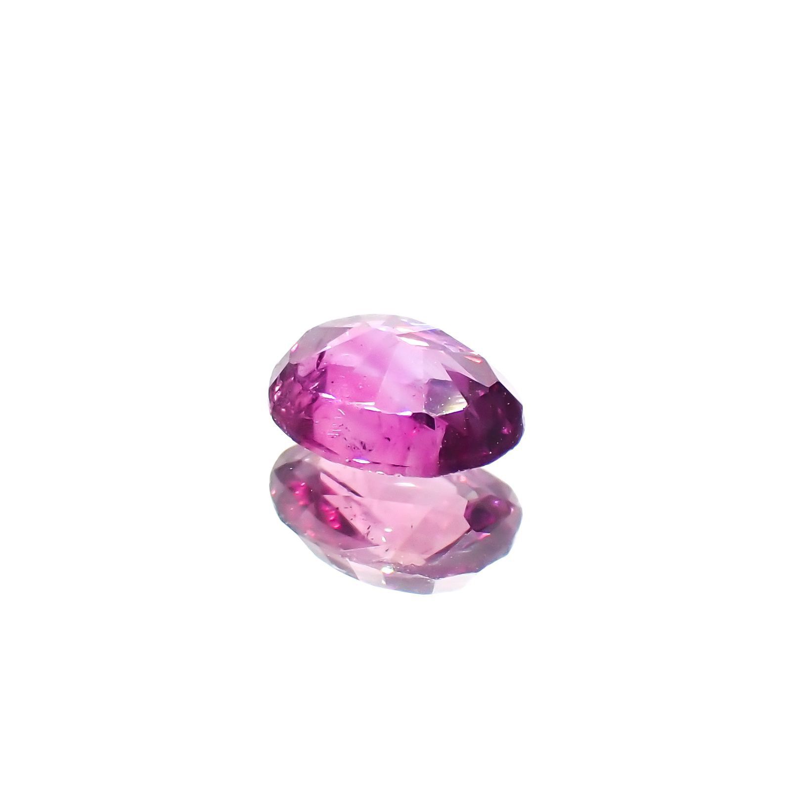 パープルサファイア パキスタン・カシミール産 0.56ct[230119878]5.6x4.3mm前後