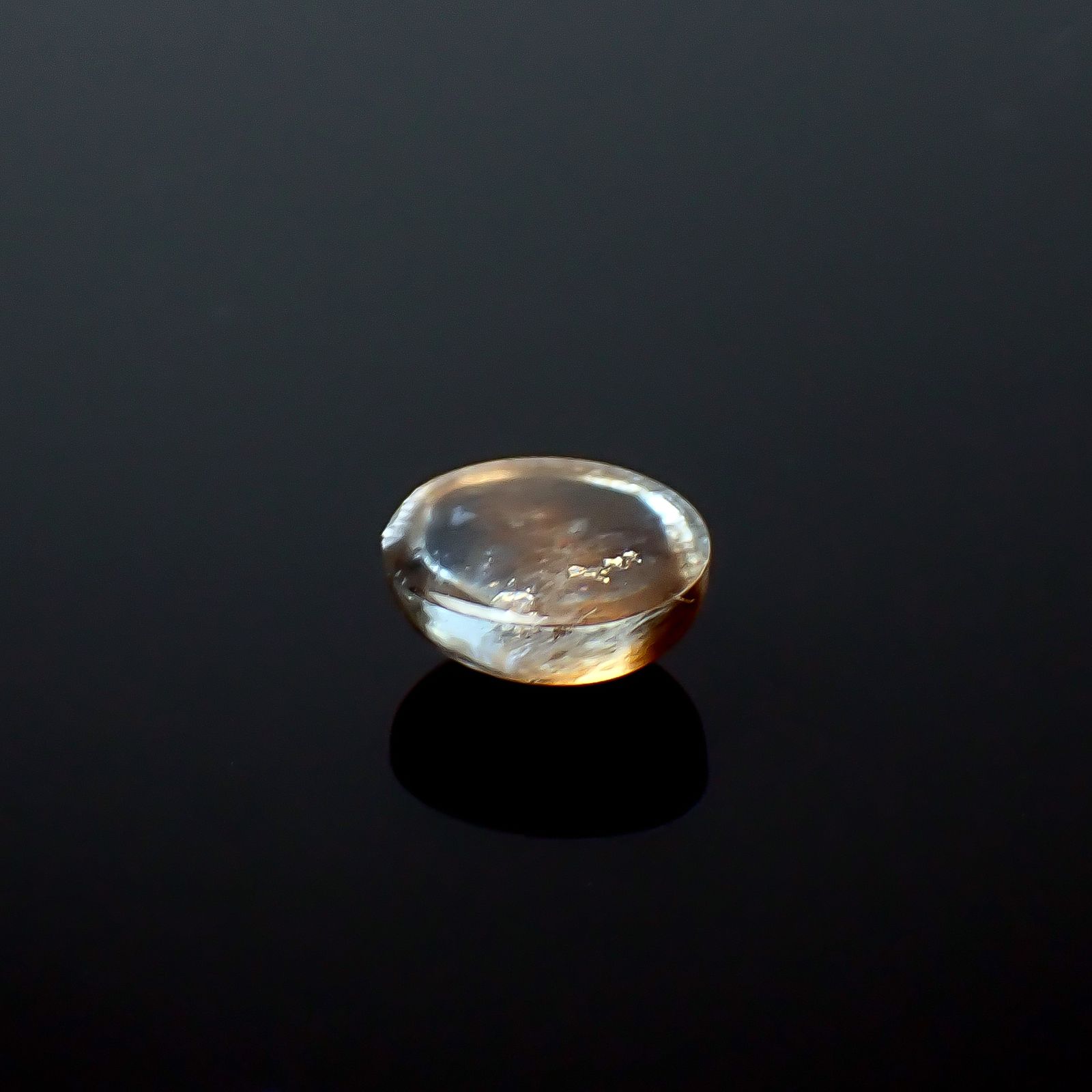 アベンチュリンアクアマリン ナイジェリア産 1.46ct / 7.7x6.4mm前後 [260919773]