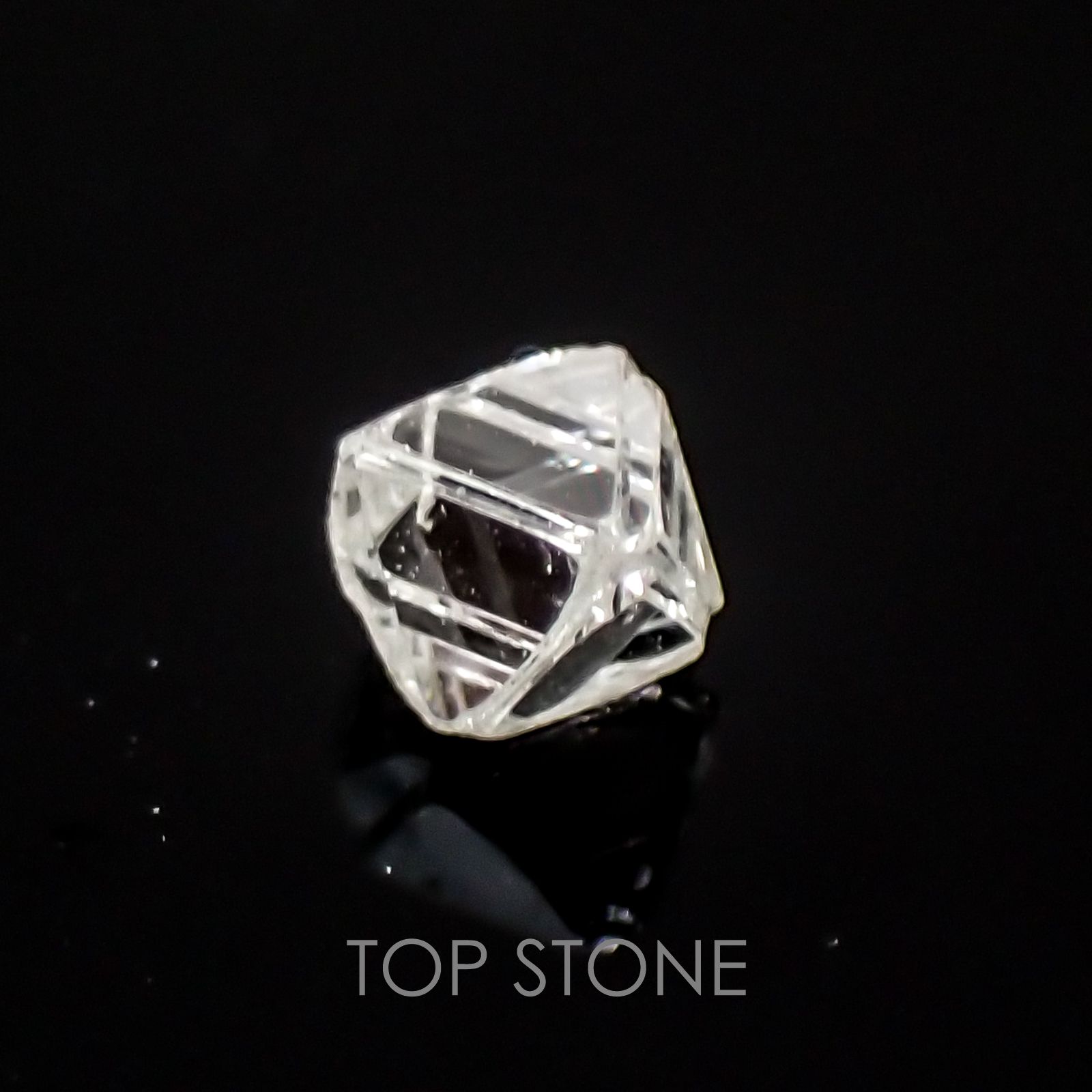ソーヤブルダイヤモンド 原石 ロシア産 ルース 0.098ct[210310104]3×2.5mm前後