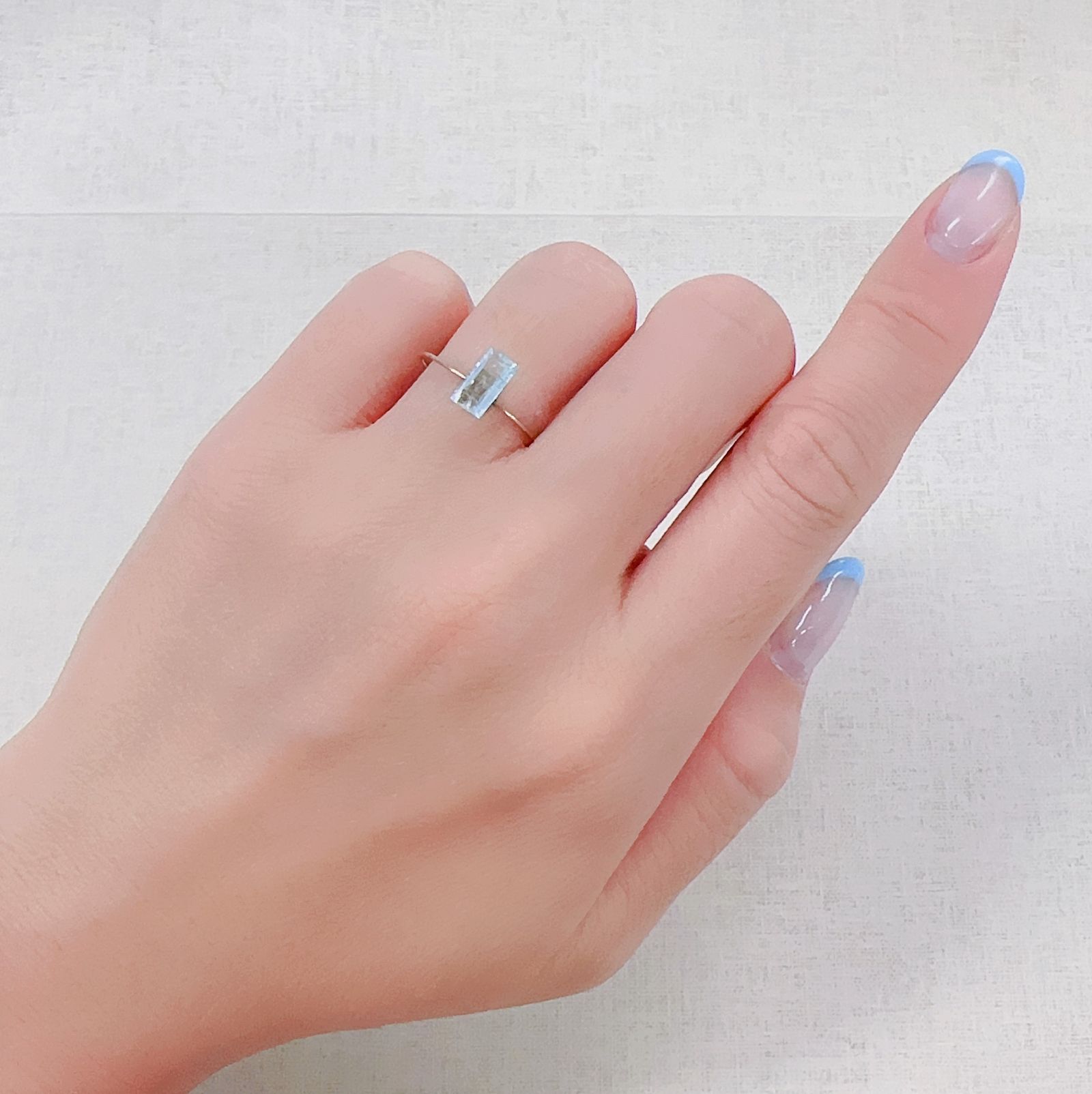 パライバトルマリン(宝石名トルマリン/別名パライバ・トルマリン)モザンビーク産 0.77ct 識別済[230522245]7.7x4.2mm前後