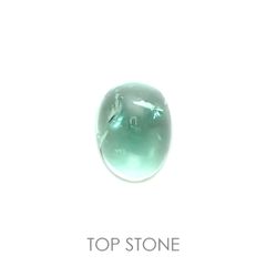 フローライト フルオレッセンス(宝石名フルオライト)イギリス・ロジャリー鉱山産 0.58ct 識別済[211113764]5.9x4.4mm前後