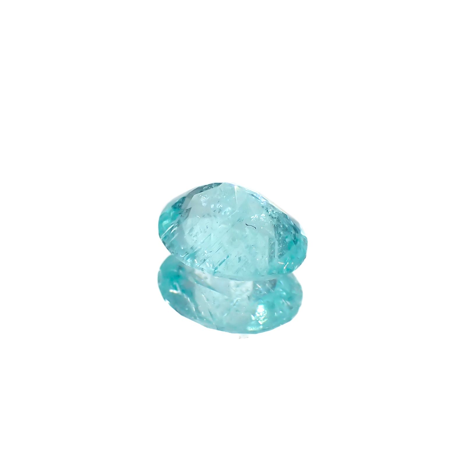 パライバトルマリン ブラジル・キントス鉱山産 0.56ct[240928721]6.1x4.8mm前後