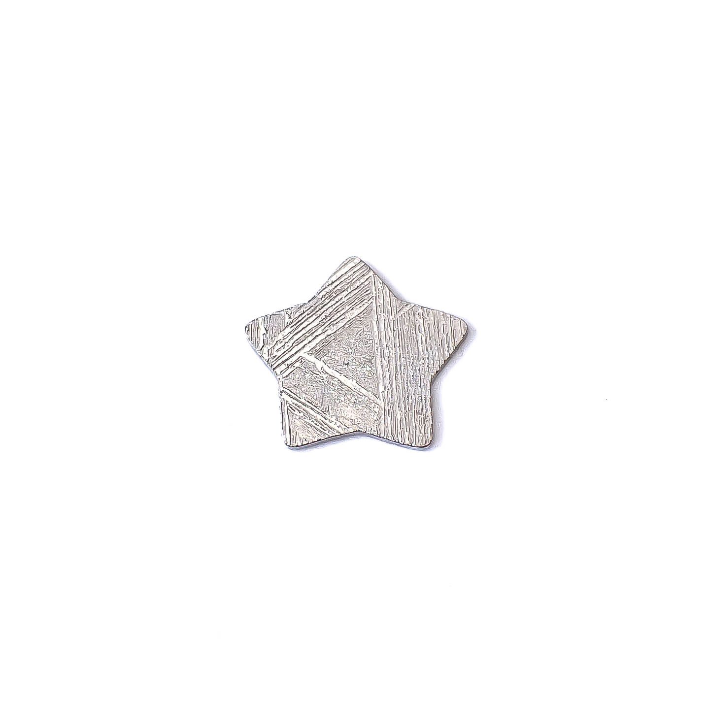◇カスタムカット・スター◇アルタイ隕石 発見地：中国 0.79ct [250330017]9.6x8.8mm前後