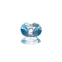 バイカラーブルージルコン カンボジア産 1.92ct [251018647]8x5.9mm前後