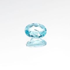パライバトルマリン(宝石名トルマリン/別名パライバ・トルマリン) ブラジル・パライバ州バターリャ鉱山産 0.12ct 識別済[20096237]3.7×2.5mm前後