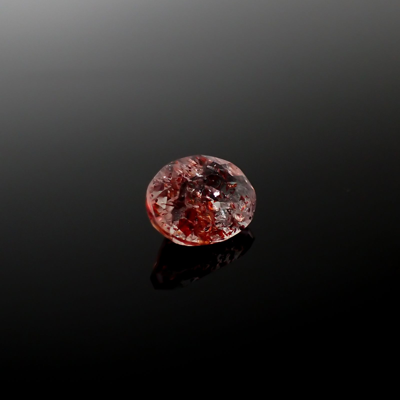 ファイヤークォーツ ナイジェリア産 1.23ct[240326718]8.1x6.1mm前後