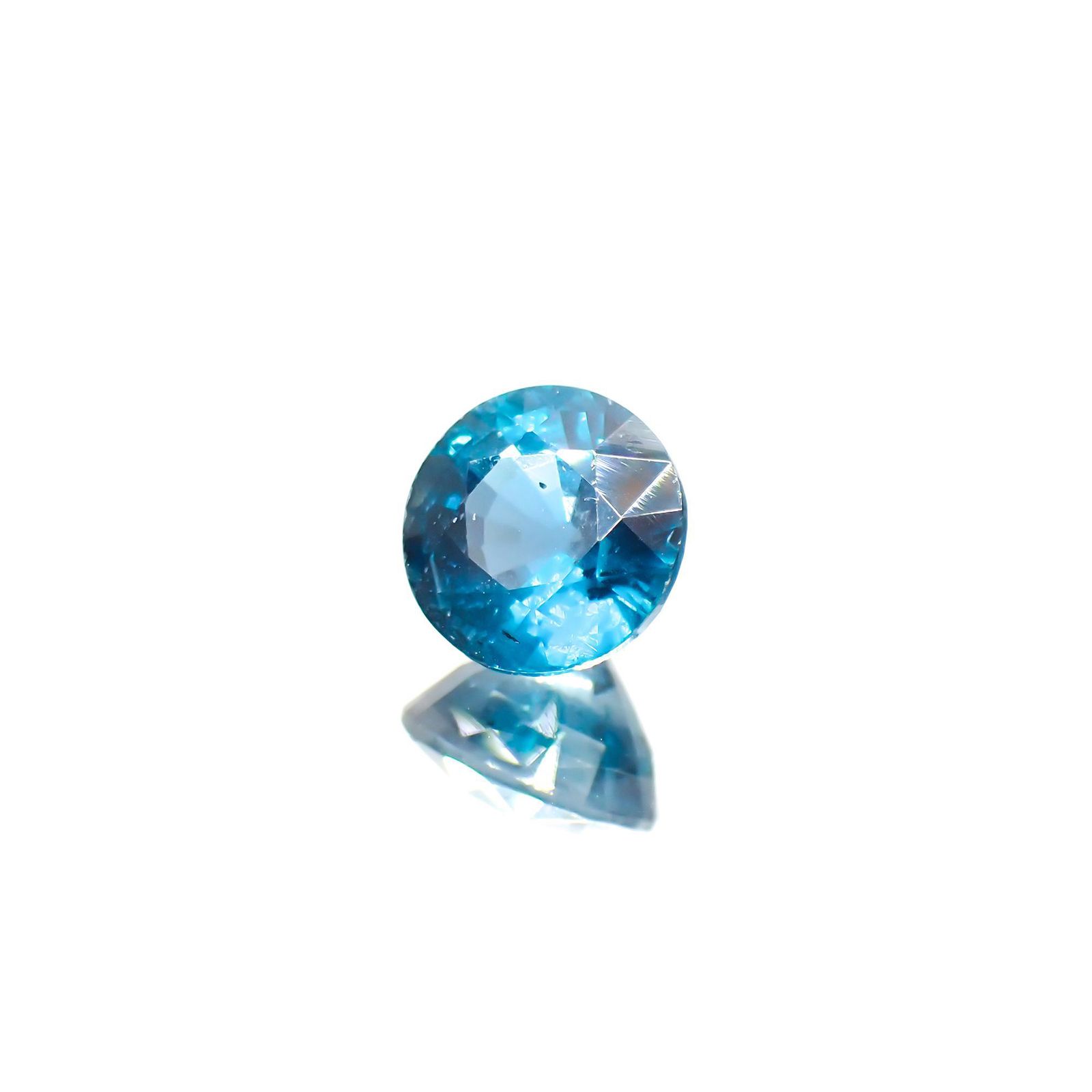 オーシャンブルーカイヤナイト(宝石名カイヤナイト) インド・オリッサ州産 1.70ct 識別済[210912368]6.8×6.8mm前後