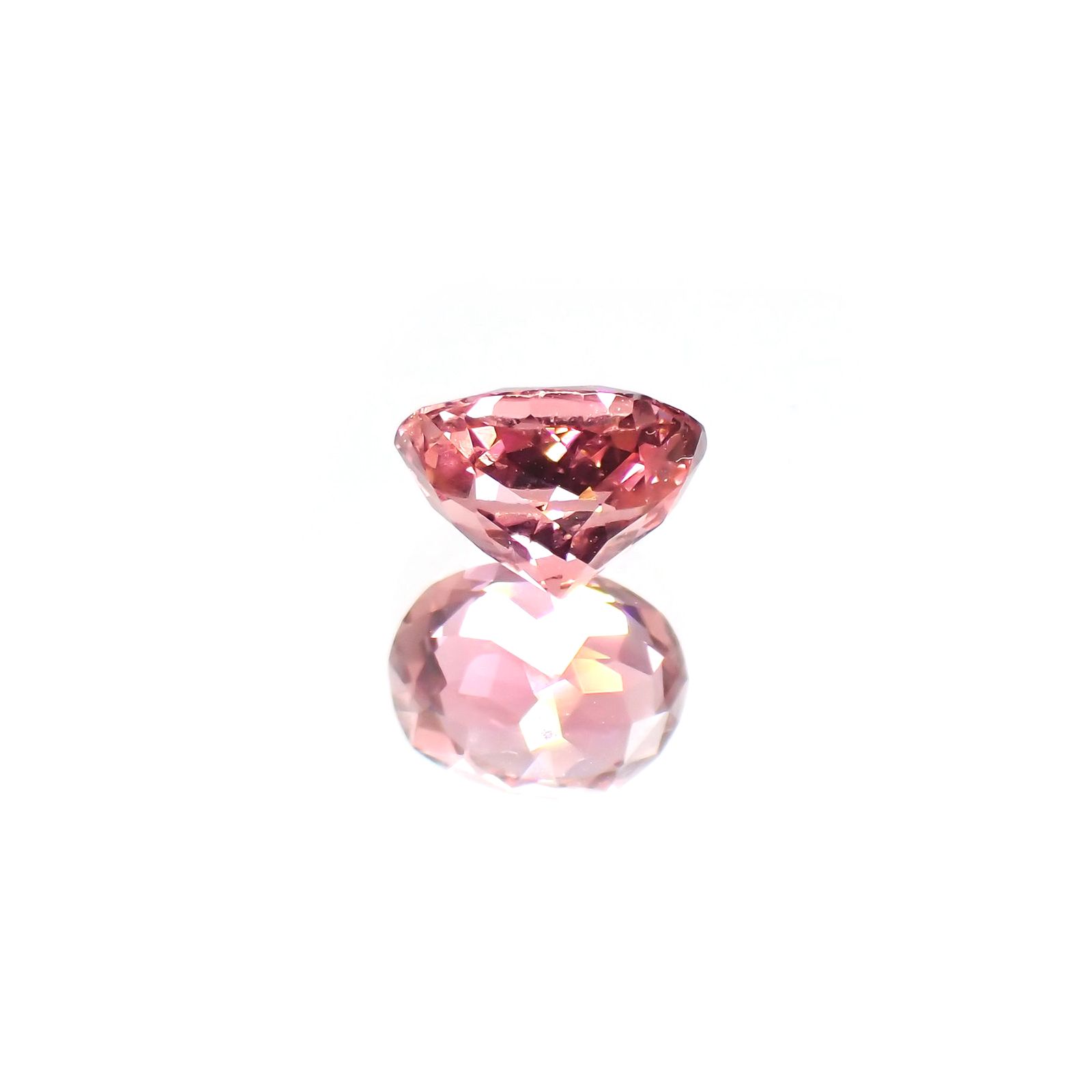 ローズピンクトルマリン(宝石名ピンク・トルマリン)ブラジル/アフリカ産 1.03ct 識別済[220114869]7x5.5mm前後