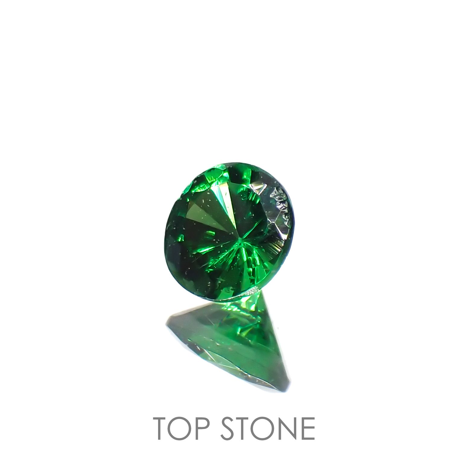 ツァボライト(宝石名ガーネット)タンザニア産 0.15ct 識別済[221018717]3.3x3.3mm前後