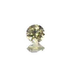 パラサイティックペリドット(宝石名ペリドット)採取地：ロシア 0.038ct 識別済[220616245]2.1x2.1mm前後