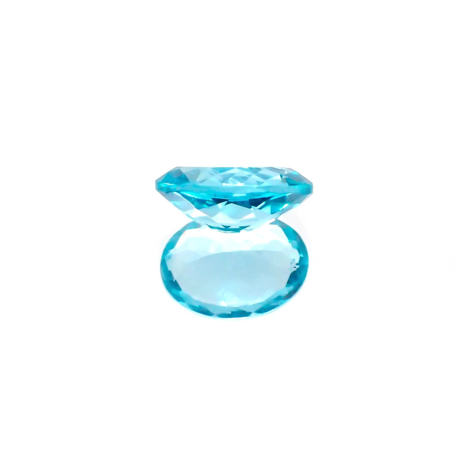 アパタイト(宝石名アパタイト)ブラジル産 識別済 1.21ct / 8.2x6.2mm前後 [251023193]