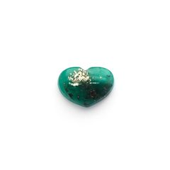 パイライトインエメラルド(宝石名パイライトインエメラルド) コロンビア・チボール鉱山産 2.544ct 彩珠鑑付[210711512]8.6×12mm前後