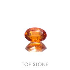 オレンジカイヤナイト ネパール産 0.62ct[230220594]5.7x4.1mm前後