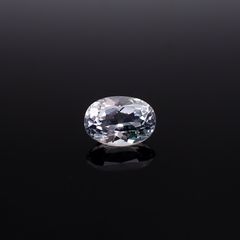シルバーアパタイト フルオレッセンス アフリカ産 識別済 1.31ct / 7.9x5.5mm前後 [260632508]