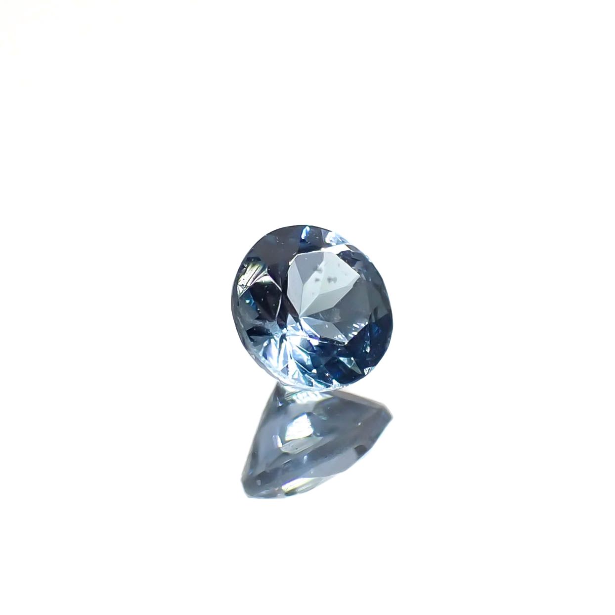 サンタマリアアクアマリン(宝石名アクアマリン)ブラジル産 0.15ct 識別済[240226021]3.4x3.4mm前後