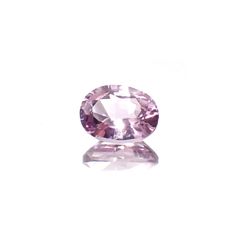 ラベンダーピンクスピネル(宝石名スピネル)ビルマ/マダガスカル産 0.84ct 識別済[250220602]6.5x4.9mm前後