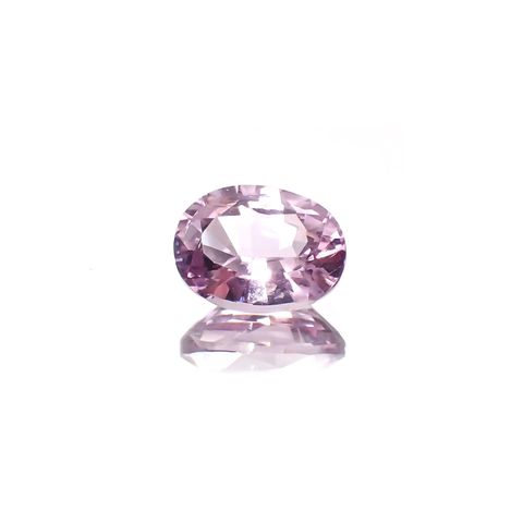 ラベンダーピンクスピネル(宝石名スピネル)ビルマ/マダガスカル産 0.84ct 識別済[250220602]6.5x4.9mm前後