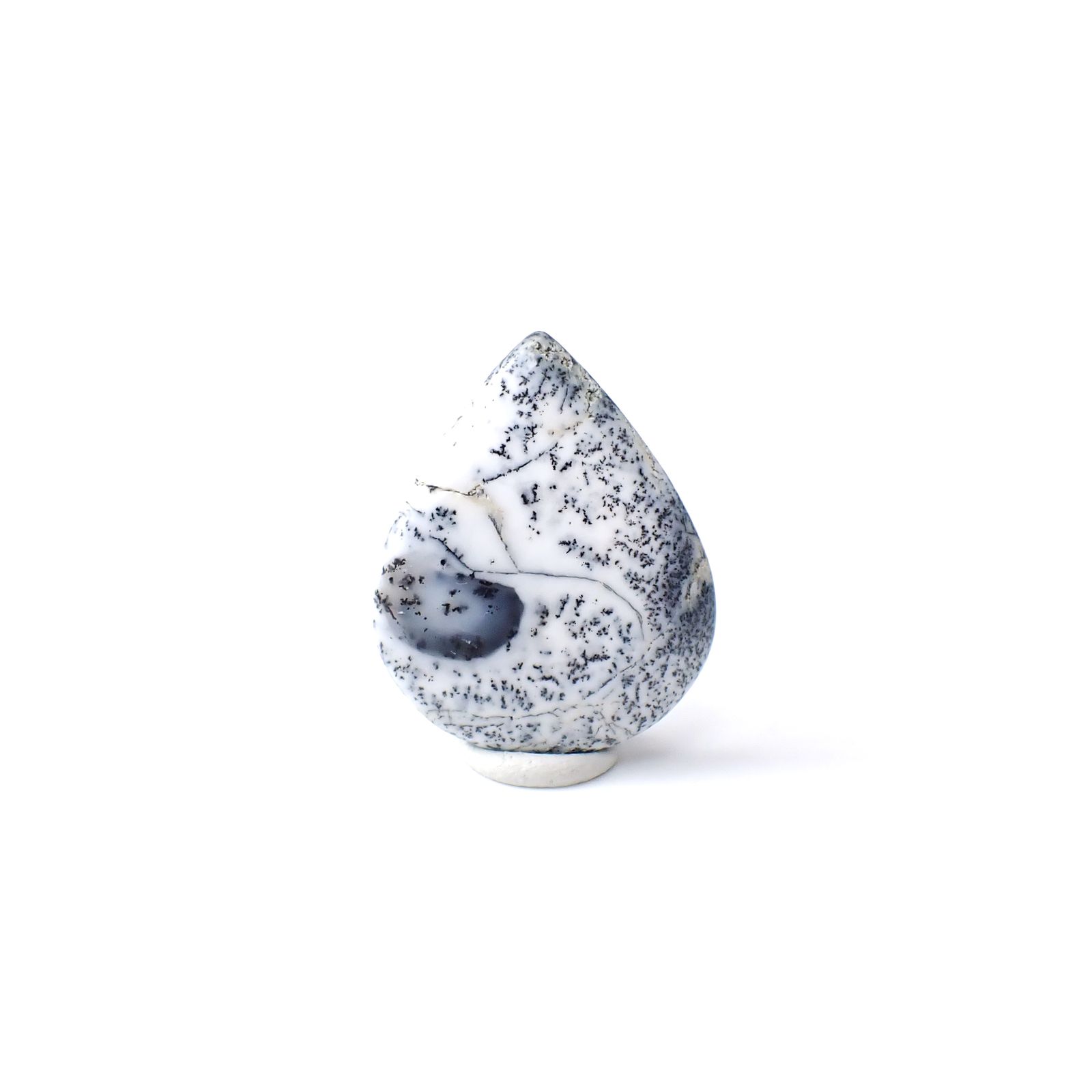 デンドリチックオパール ブラジル産 32.69ct [250931115]31.8x25.6mm前後