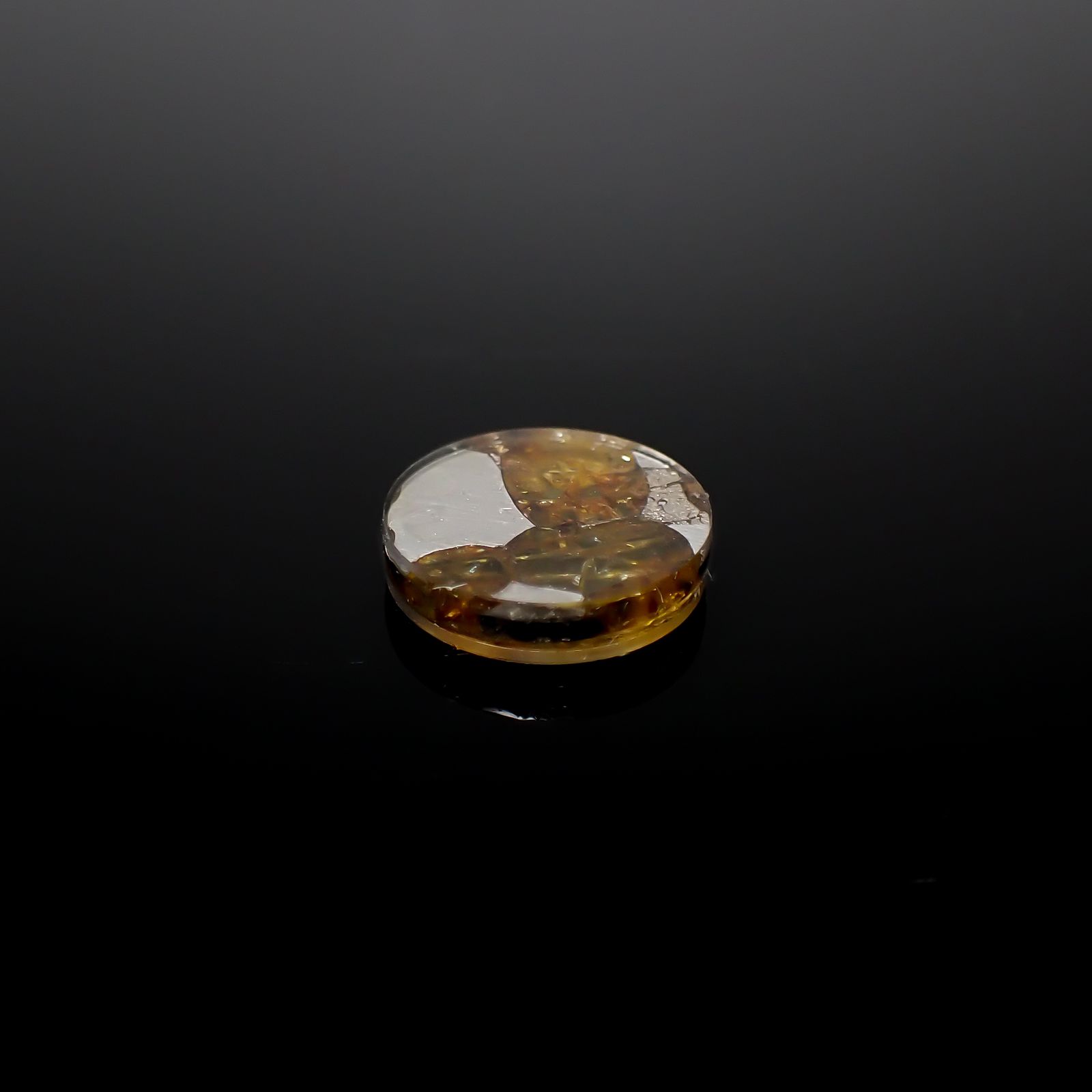パラサイト隕石Sericho トリプレット 発見地:ケニア 4.01ct[240527655]11.9x11.9mm前後