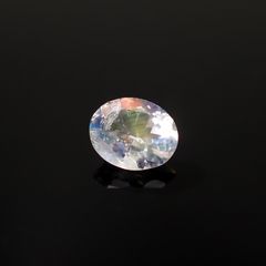 レインボームーンストーン(宝石名ラブラドライト)タンザニア産 0.64ct 識別済[230321266]6.5x5.3mm前後