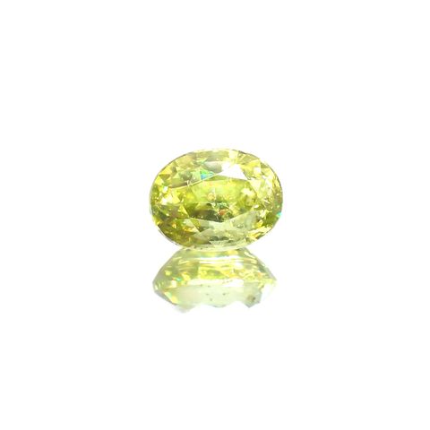 スフェーン(宝石名スフェーン) マダガスカル産 1.441ct ソ付(彩珠)[210712180]7.4×5.7mm前後