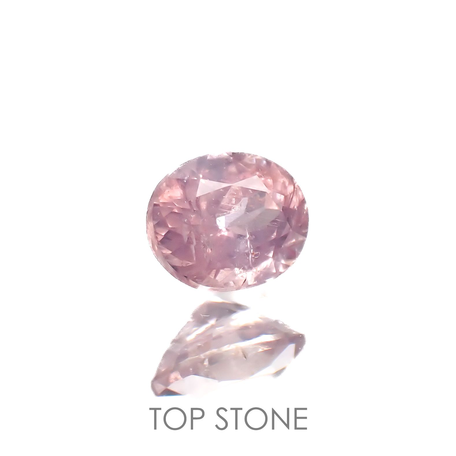 ピンクサファイア(宝石名サファイア)タンザニア・ウィンザー産 0.26ct 識別済[220817399]4.1x3.3mm前後