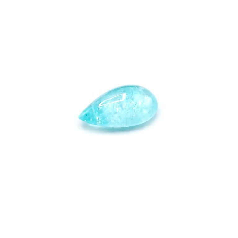 パライバトルマリン(宝石名トルマリン/別名パライバ・トルマリン) ブラジル・キントス鉱山産 0.343ct ソ付(宝貴協)[20106987]6.1×4.1mm前後