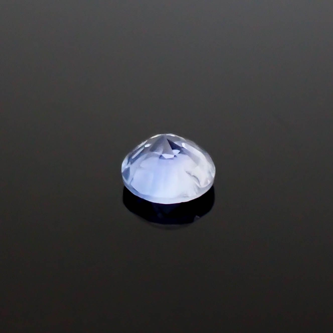 カシミールサファイア 非加熱(宝石名ブルー・サファイア)インド・カシミール地方産 0.38ct GIA鑑付[250530412]4.14x4.22mm前後