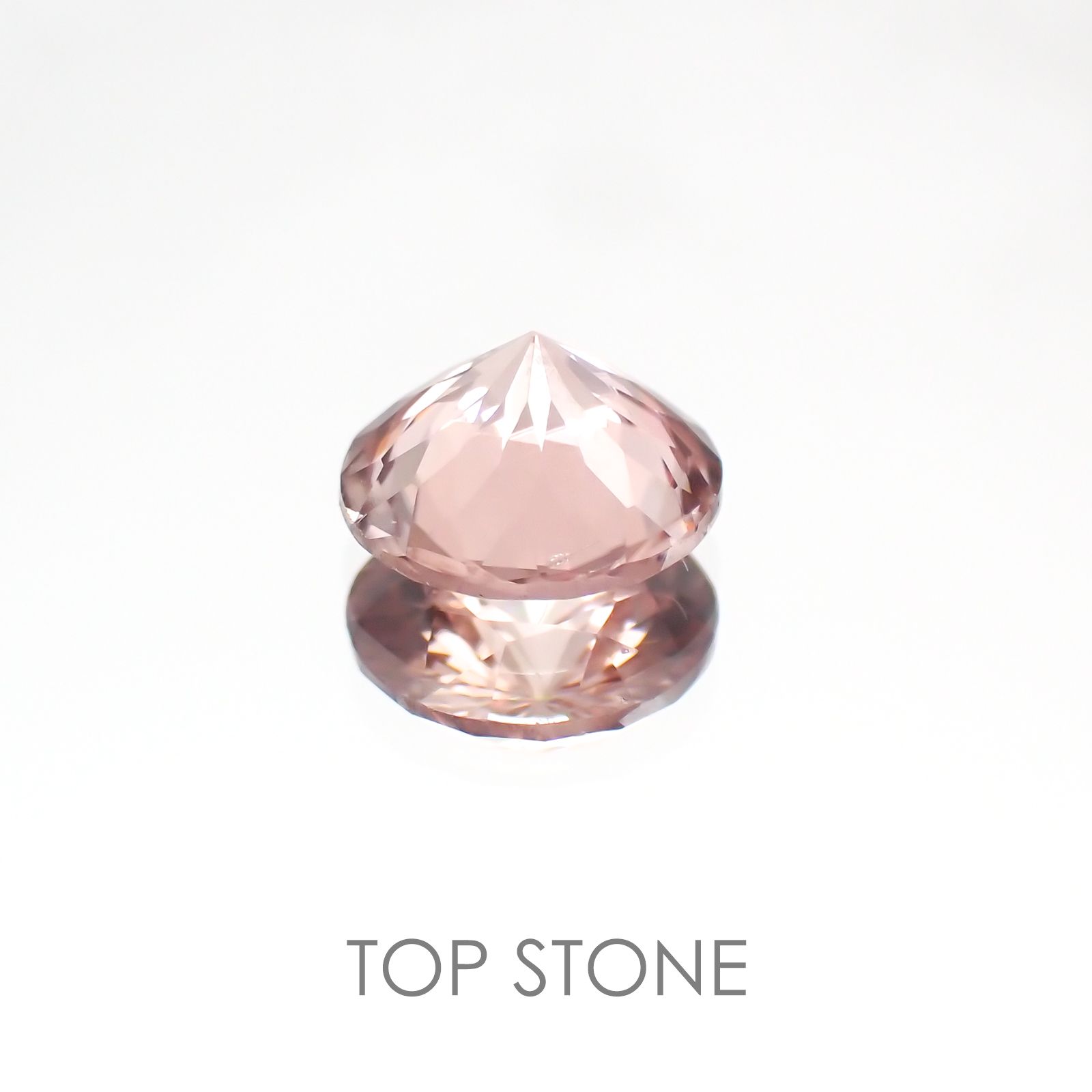ピンクジルコン スリランカ,カンボジア産 ルース 1.47ct[20208060]6.7×6.7mm前後