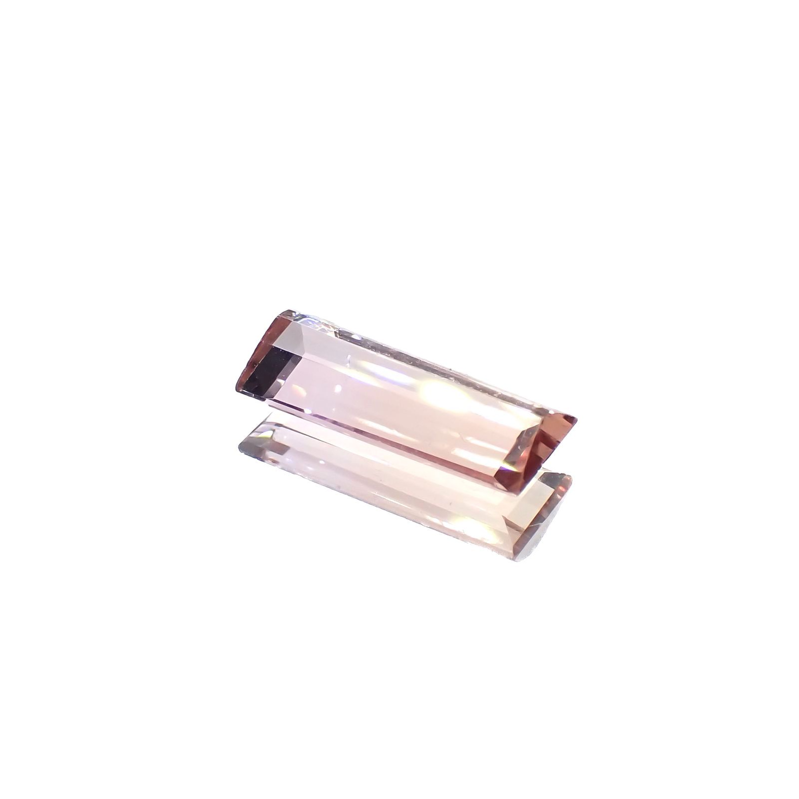 バイカラートパーズ ブラジル産 1.12ct / 10.1x4.2mm前後 [231023708]