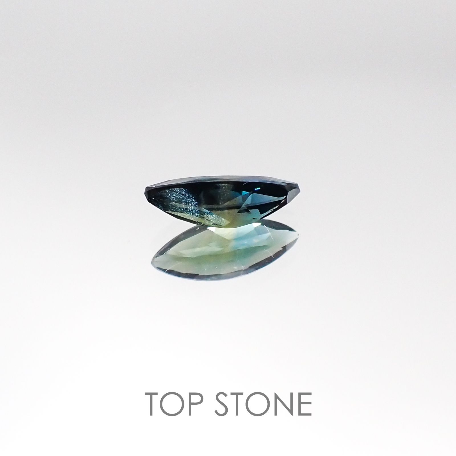 ゴールドシーンサファイア 非加熱 ケニア産 ルース 0.47ct[20085076]7.7×3.1mm前後