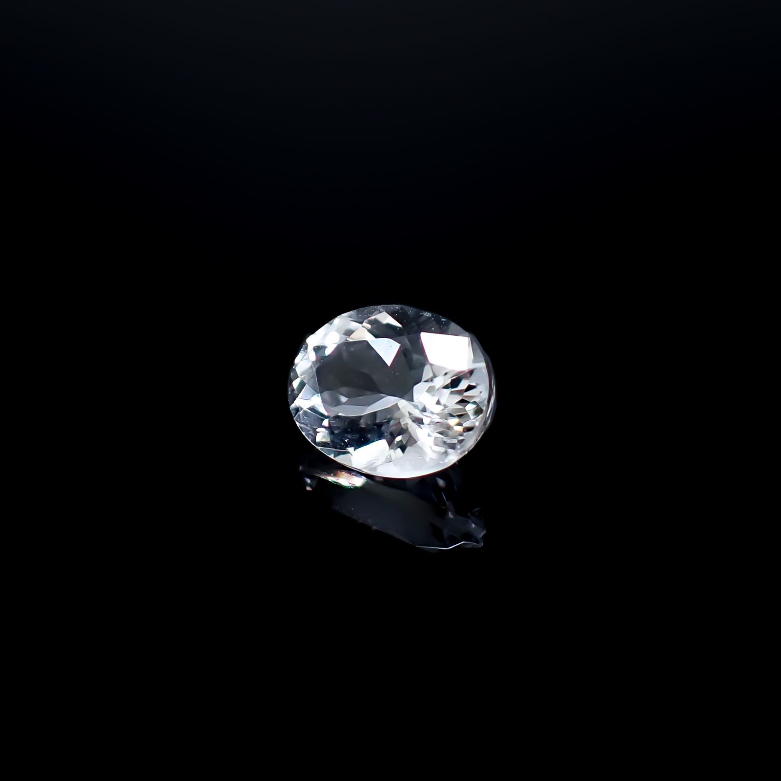 ハーキマーダイヤモンド アメリカ・ニューヨーク州産 0.95ct / 7.3x5.8mm前後 [260632486]