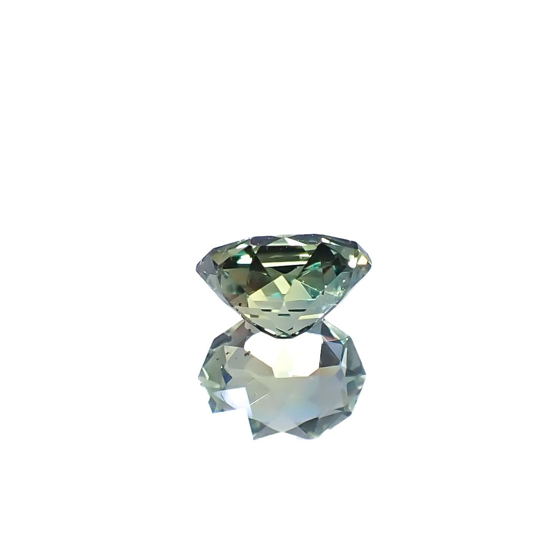 ◇カスタムカット◇バイカラーサファイア オーストラリア産 0.84ct [250229825]6.4x4.7mm前後