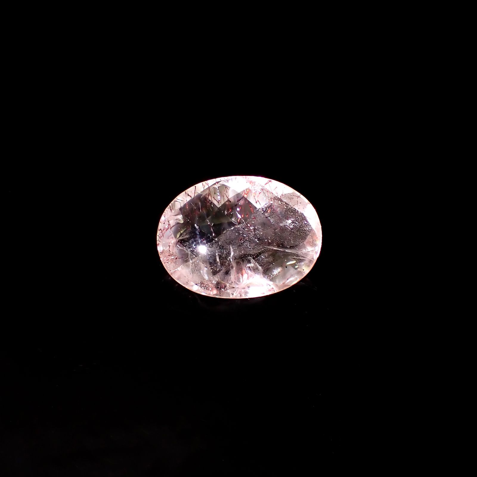 ◇カスタムカット◇ティンカーベルクォーツ ブラジル産 14.94ct[231023791]19.1x14.3mm前後