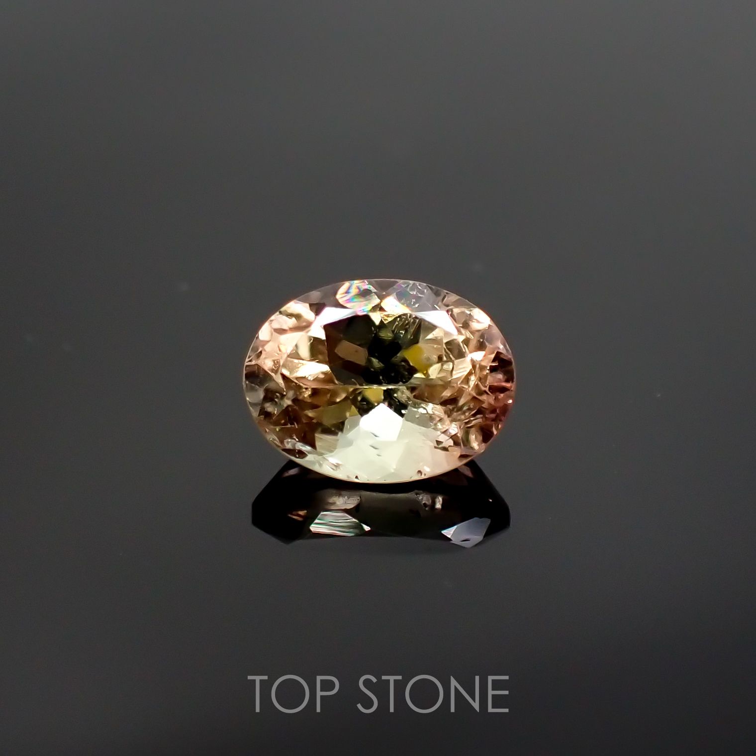 パーティカラートルマリン(宝石名パーティカラード・トルマリン) ブラジル産 1.443ct ソ付(彩珠)[210711884]7.9×6mm前後