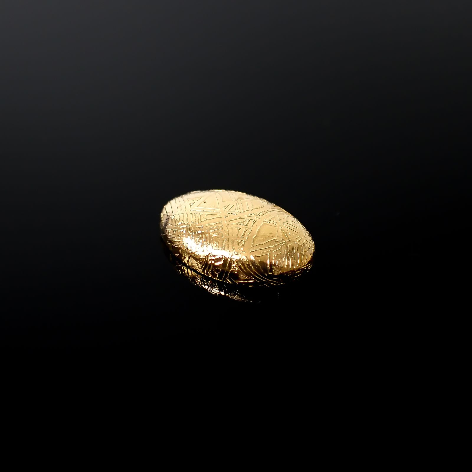 ムオニナルスタ隕石 発見地:スウェーデン 9.42ct[240125813]13.6x9.7mm前後