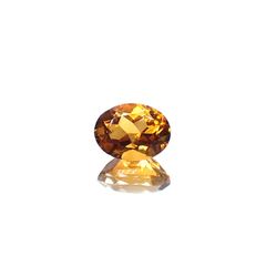 マデイラシトリン ブラジル・ミナスジェライス州産 1.22ct [250630589]8x6.1mm前後