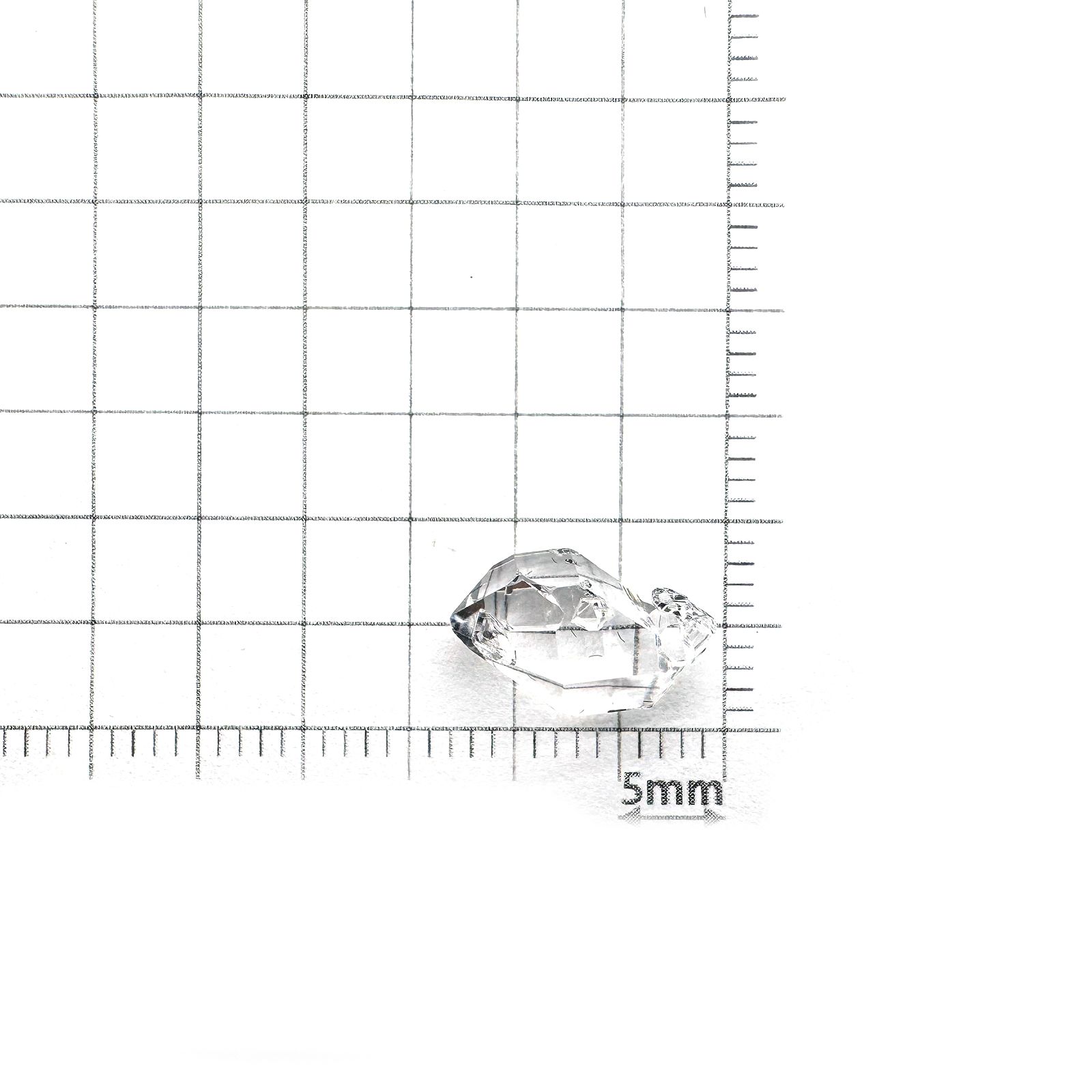 ハーキマーダイヤモンド 原石 アメリカ・ニューヨーク州産 2.65ct[240628449]11.8x7.5mm前後