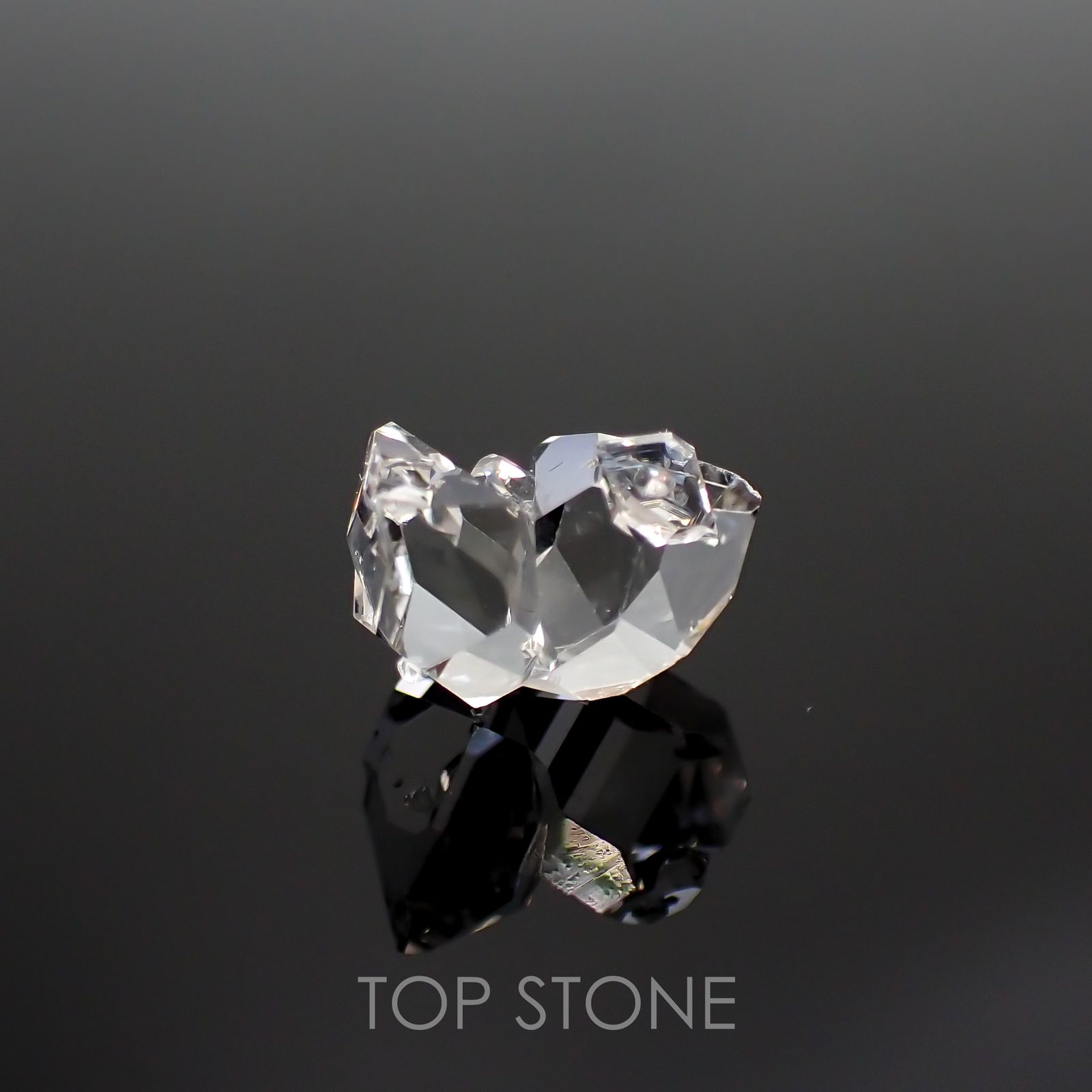 ハーキマーダイヤモンド 原石 アメリカ・ニューヨーク州産 2.90ct[220115426]10.1x9.3mm前後