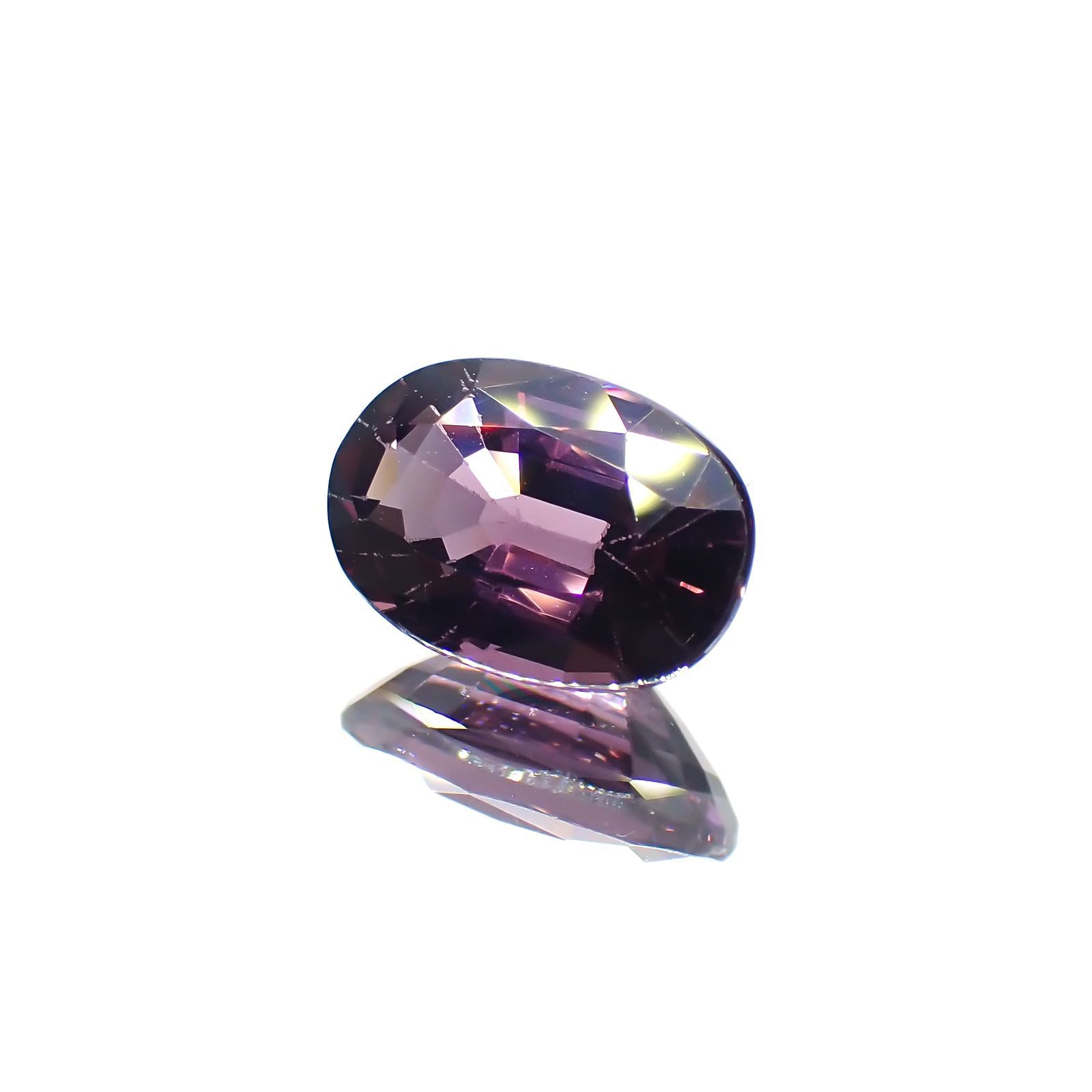 パープルスピネル(宝石名スピネル)ビルマ産 1.96ct 識別済[231124301]9.1x6.4mm前後