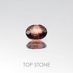 カラーチェンジサファイア非加熱(宝石名サファイア) タンザニア産 0.19ct 識別済[20206029]3.9×3.1mm前後