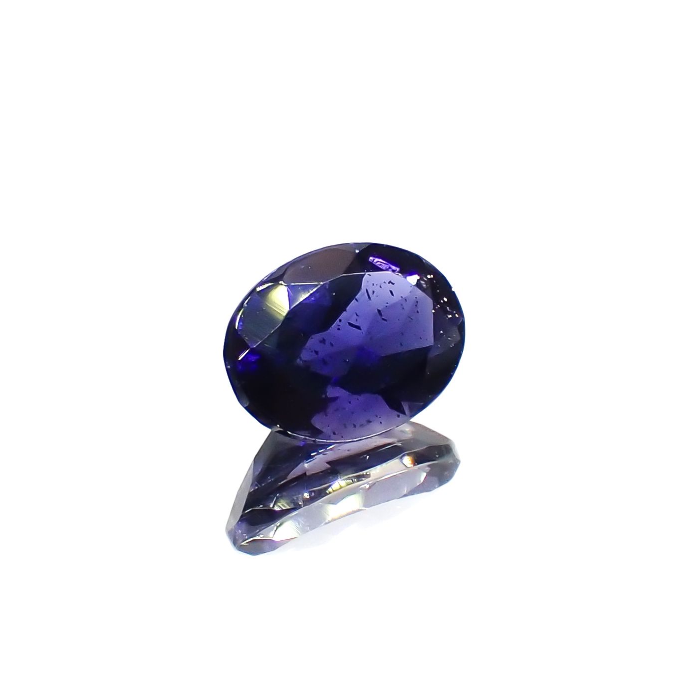 アイオライトサンストーン インド/ブラジル産 0.72ct[230923339]7.1x5.2mm前後
