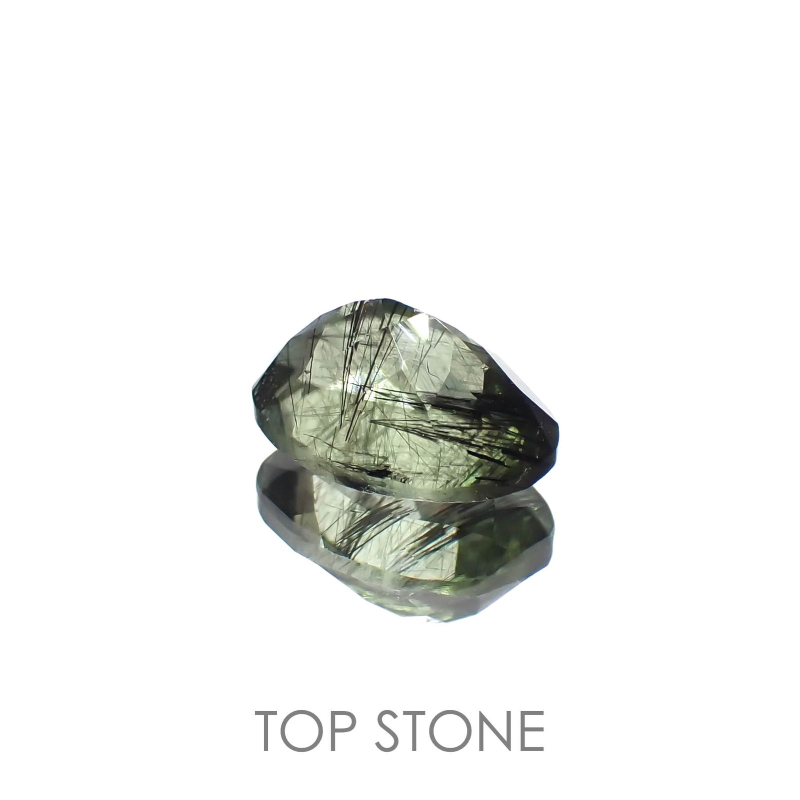 ルドウィジャイトインペリドット パキスタン産 1.83ct[221219513]8.8x6.4mm前後
