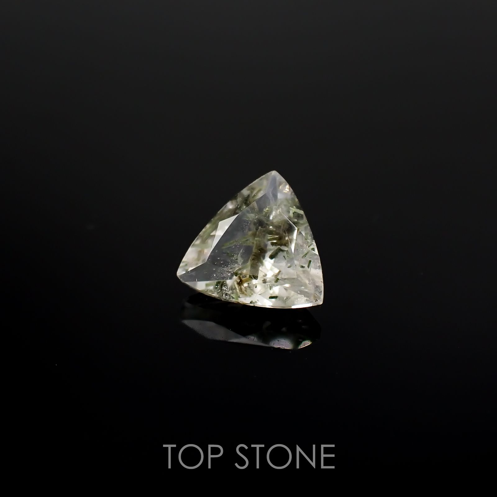 ヘデンベルジャイトインクォーツ インドネシア産 1.22ct[220917835]7.7x7.7mm前後