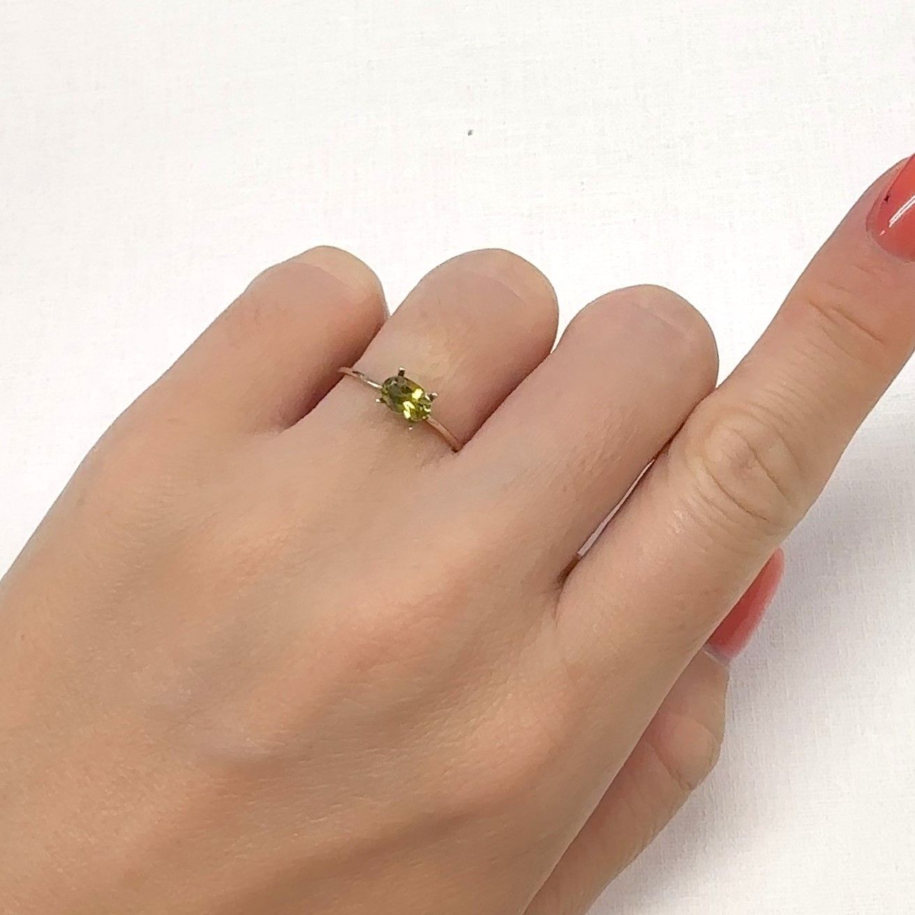 イエロートルマリン ブラジル産 0.50ct[240929022]6.2x4mm前後